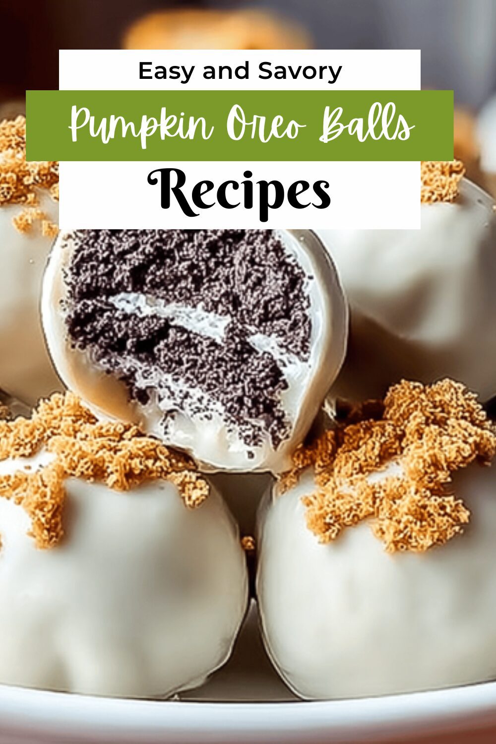 Pumpkin Oreo Balls