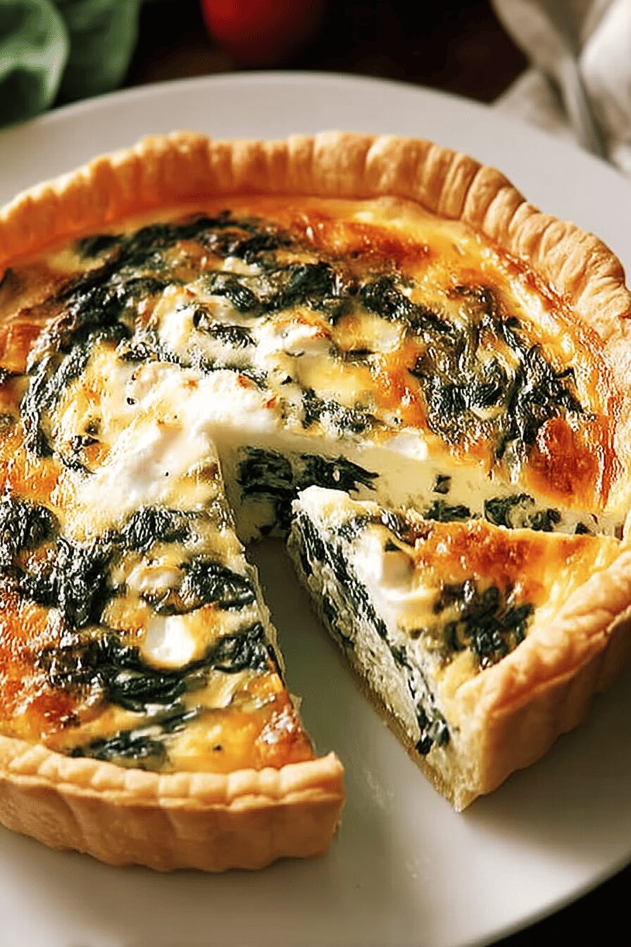 Ricotta Spinach Quiche