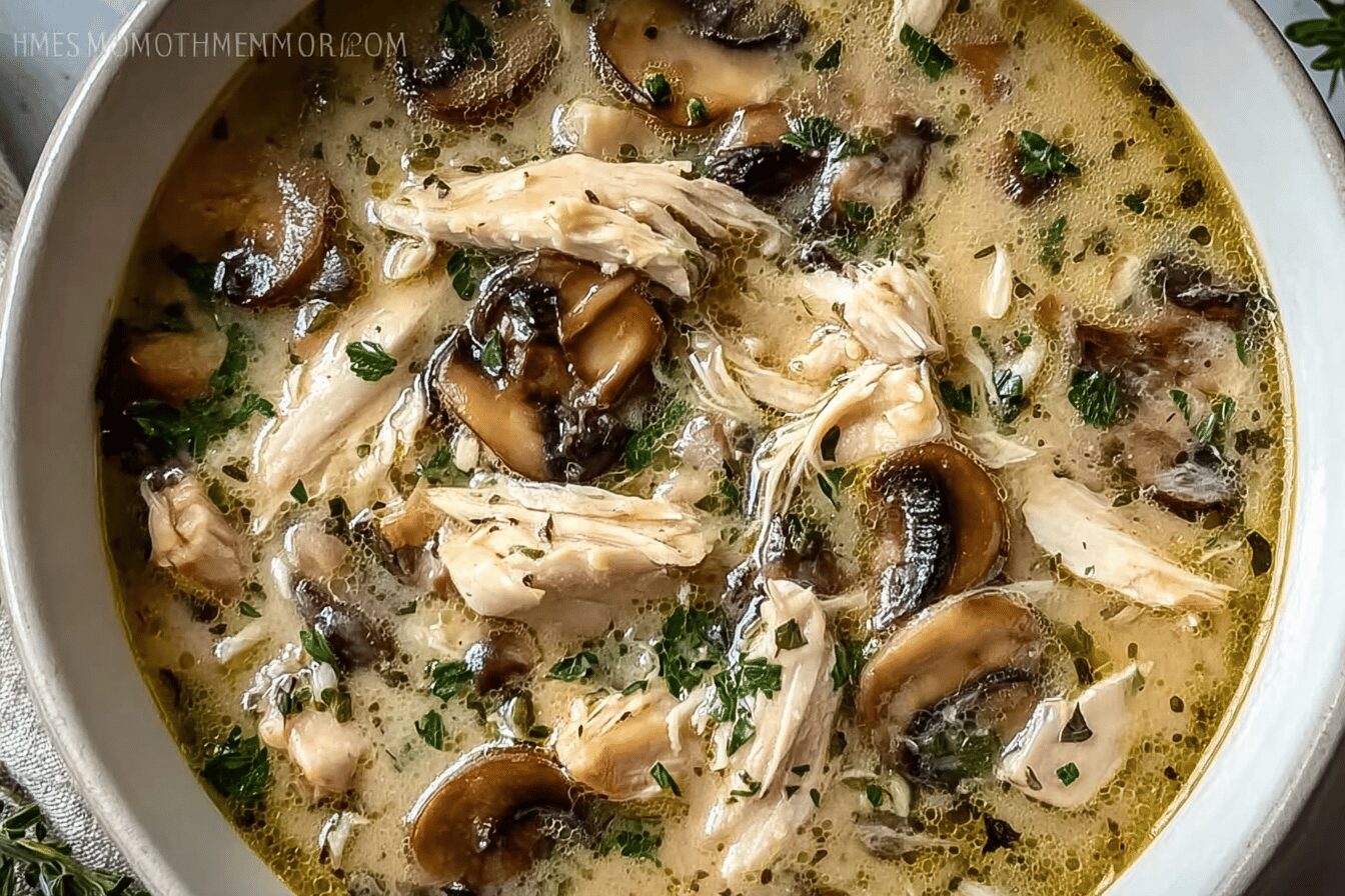 Rotisserie Chicken Mushroom Soup