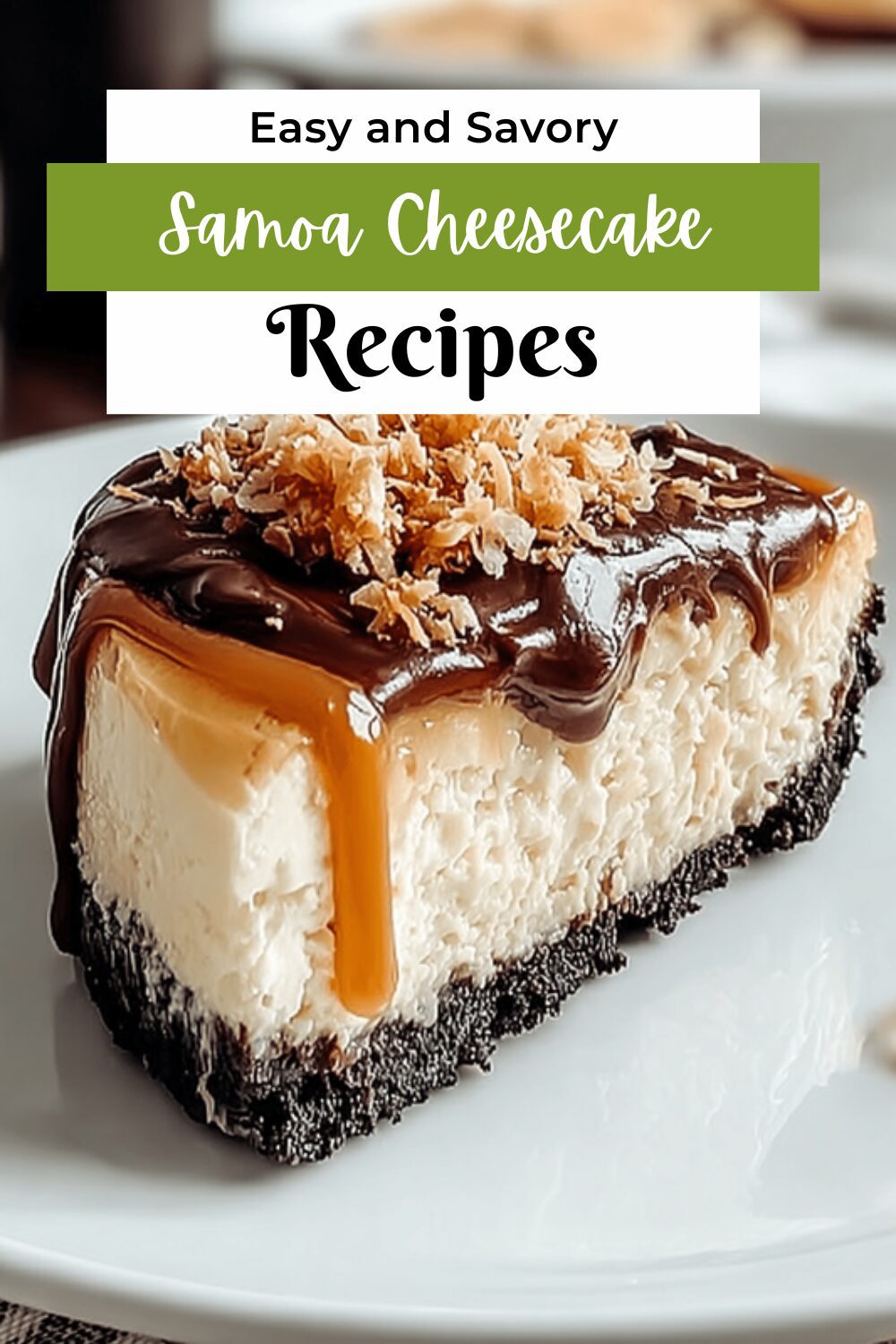 Samoa Cheesecake