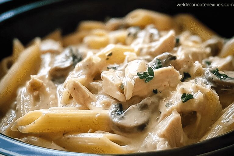 Slow Cooker Cheesy Chicken Penne 74.Png