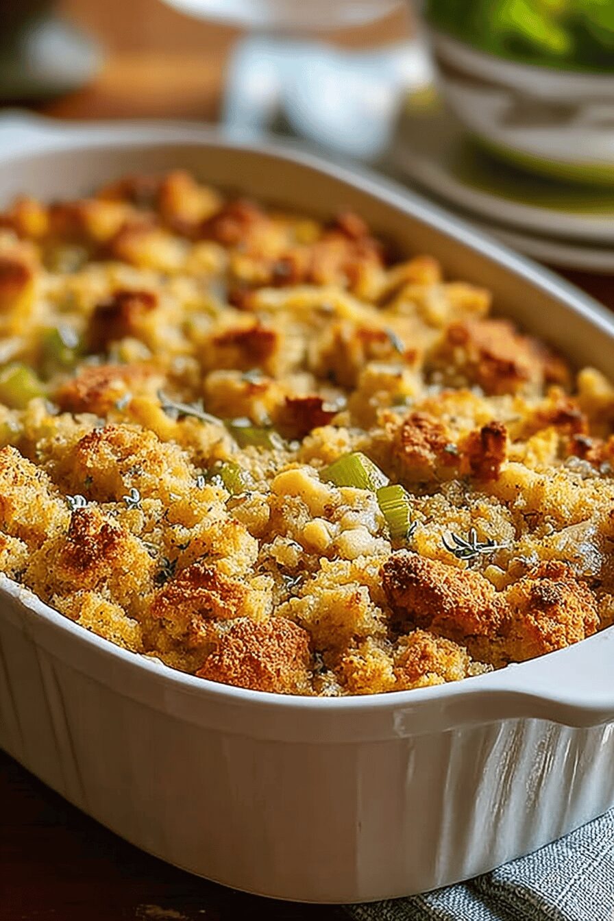 Southern Cornbread Dressing Recipe With Classic Savory Flavors 6 Southern Cornbread Dressing
