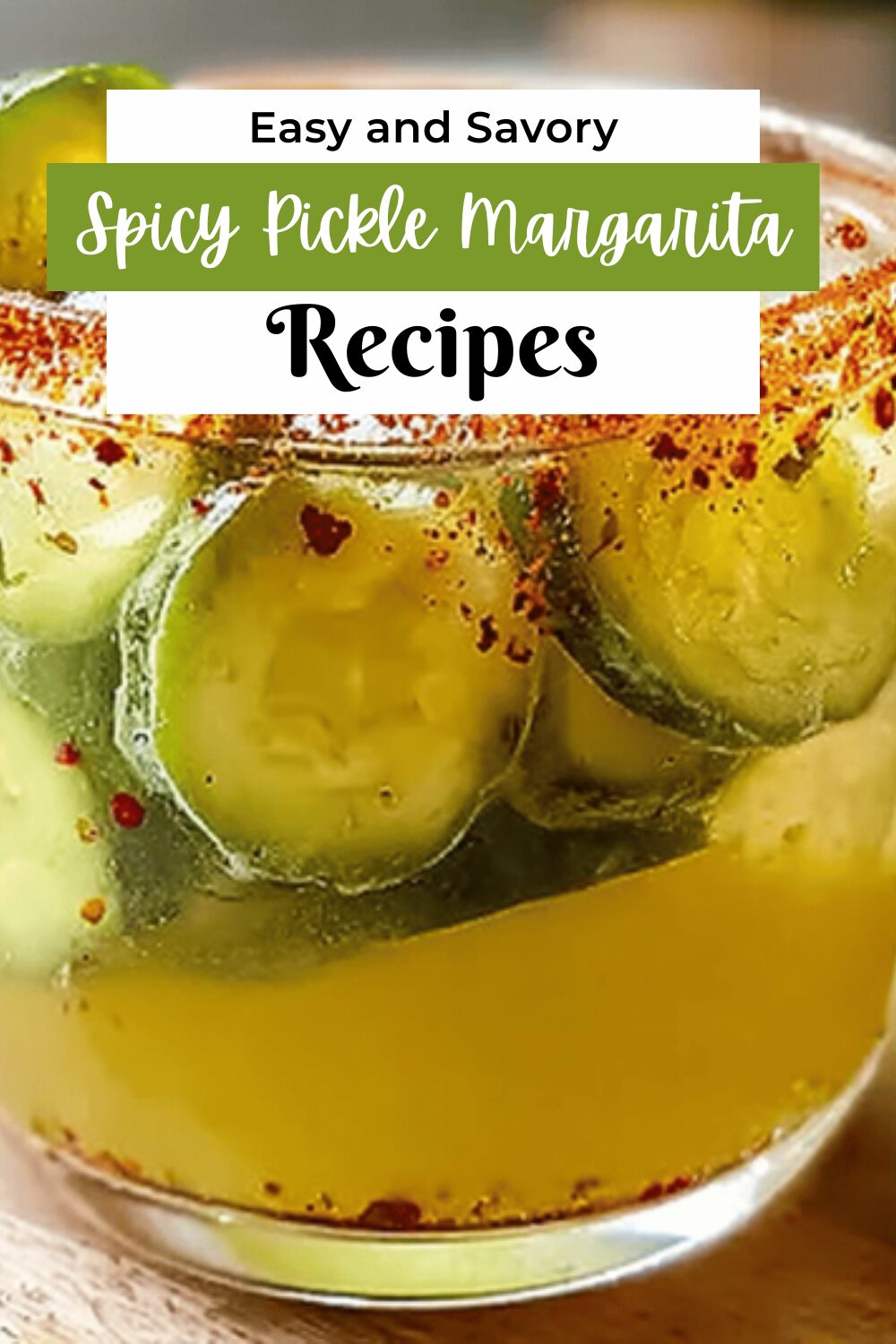 Spicy Pickle Margarita