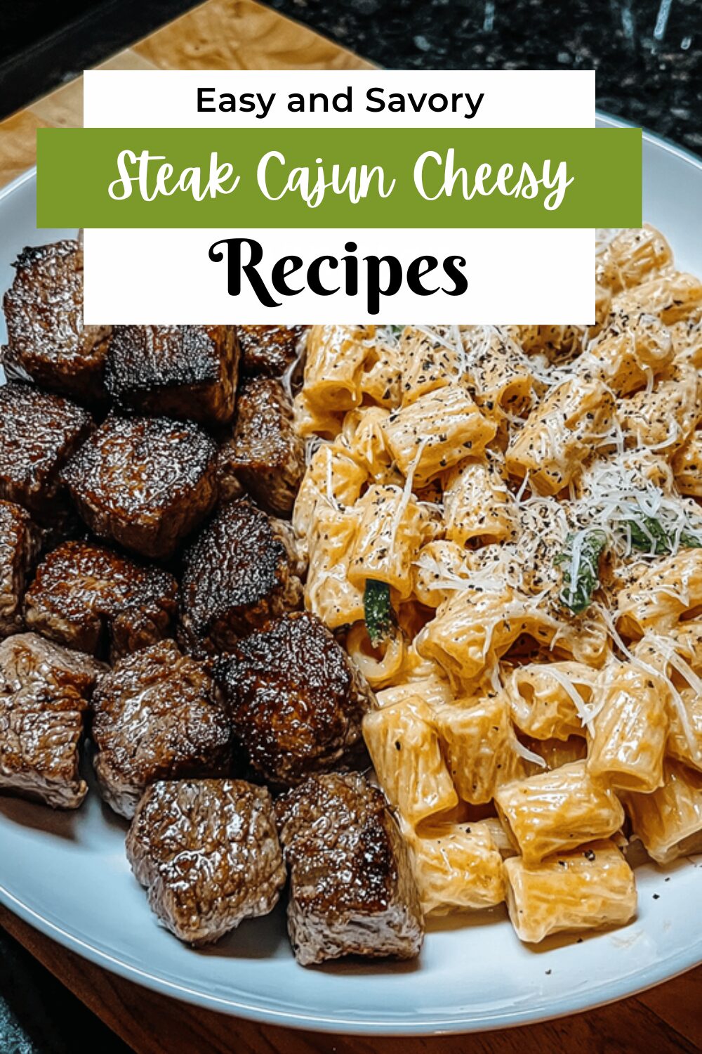 Steak Cajun Cheesy Parmesan