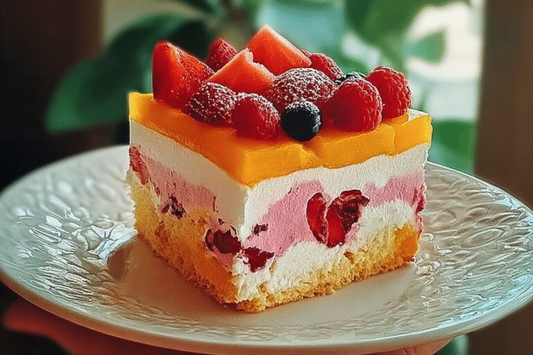 Strawberry Mango Split Cake 10.Png