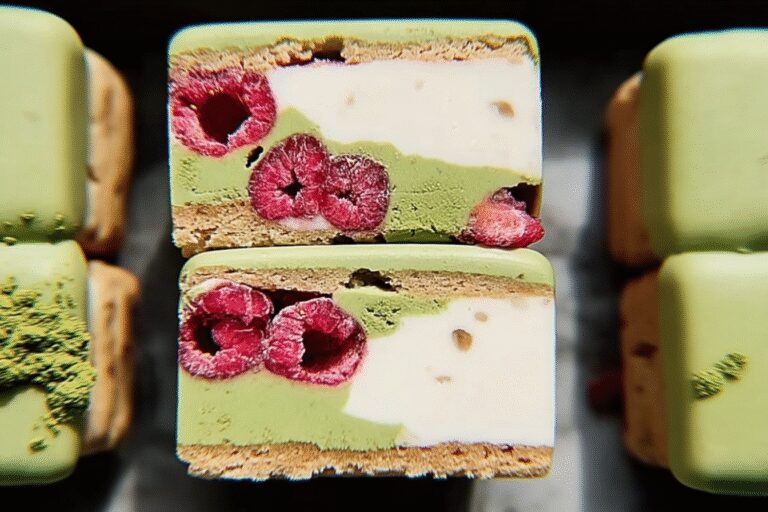 Strawberry Matcha Ice Cream Sandwiches 6.Png