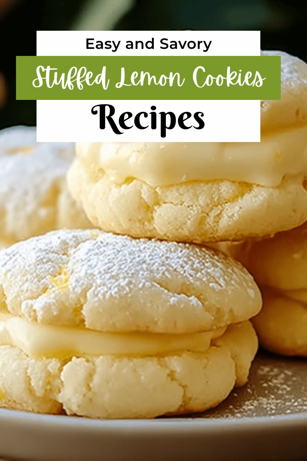 Stuffed Lemon Cookies
