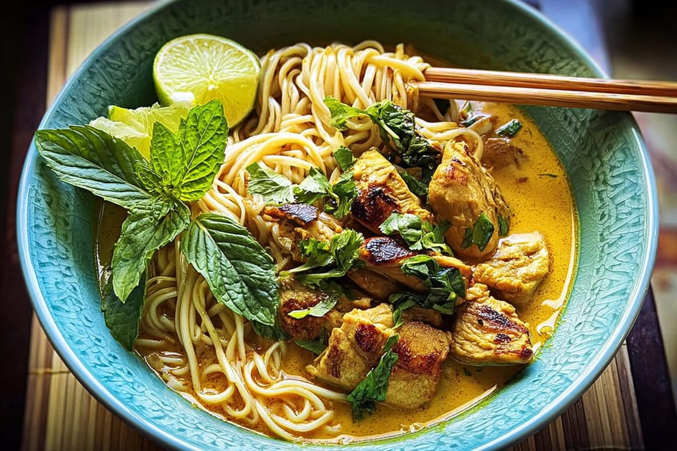 Thai Turmeric Chicken Noodles