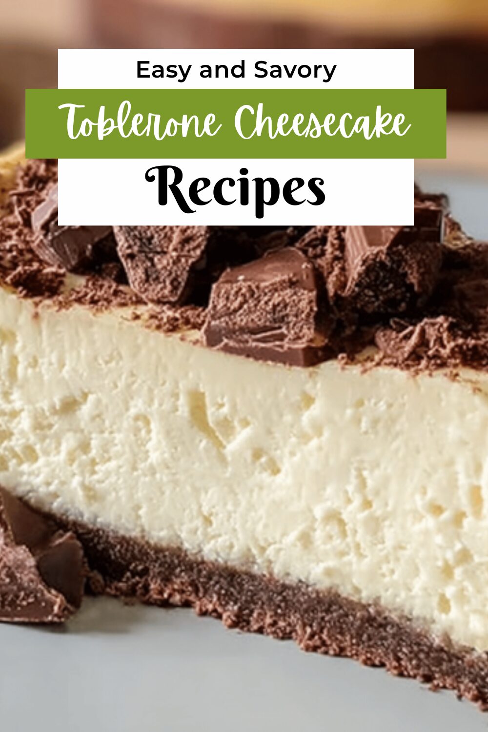 Toblerone Cheesecake