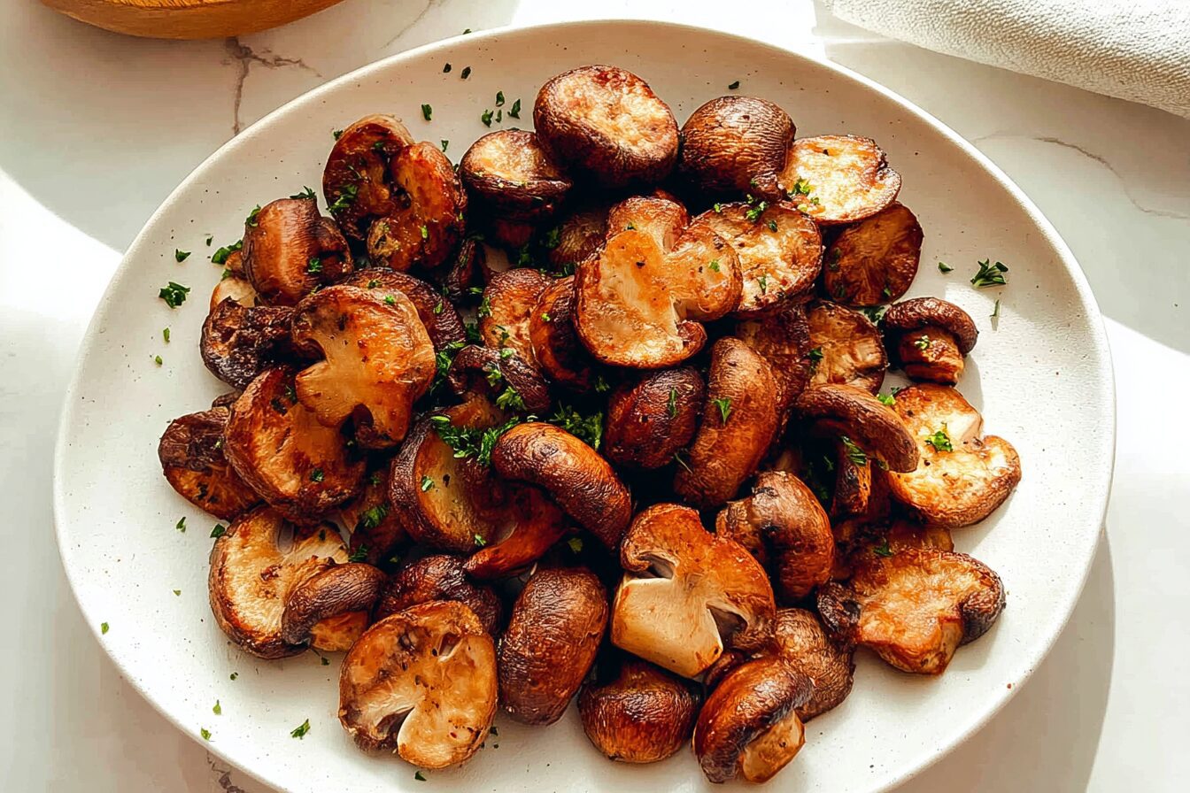 Air Fryer Mushrooms