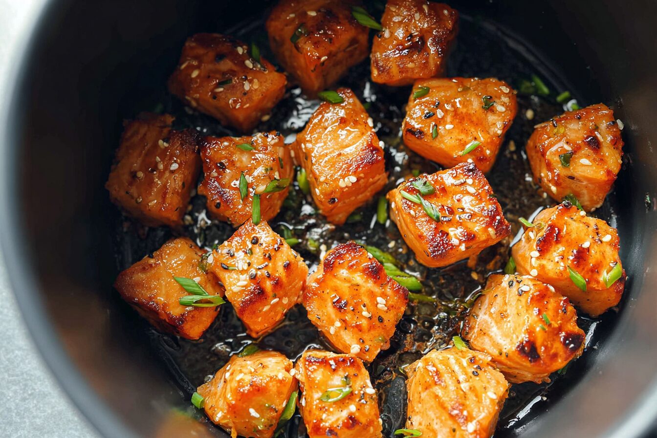 Air Fryer Salmon Bites