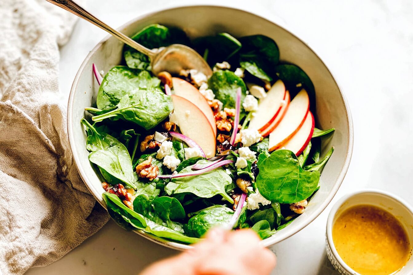 Apple Spinach Salad