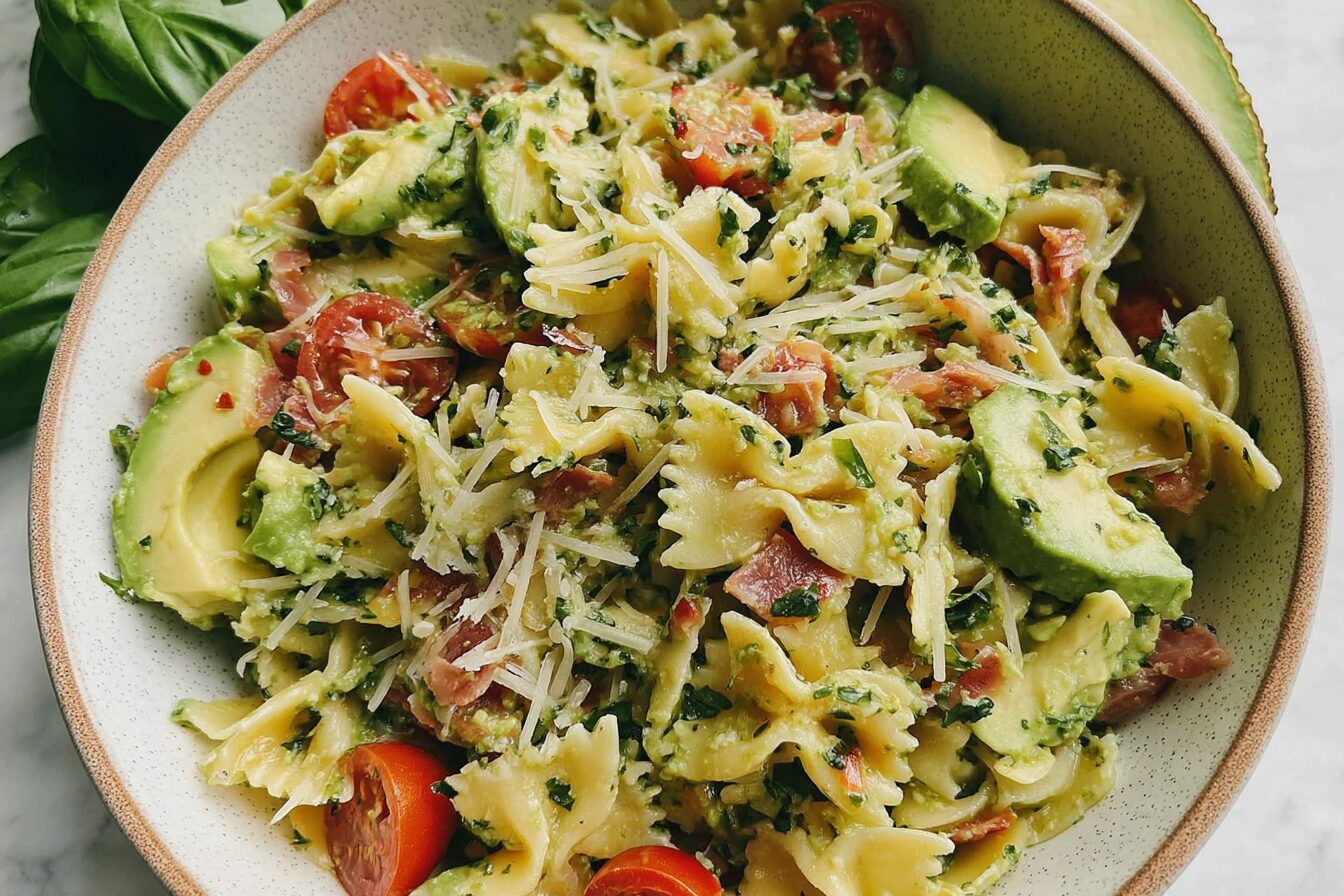 Avocado Basil Pasta