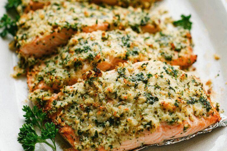 Baked Parmesan Garlic Herb Salmon In Foil 70.Png