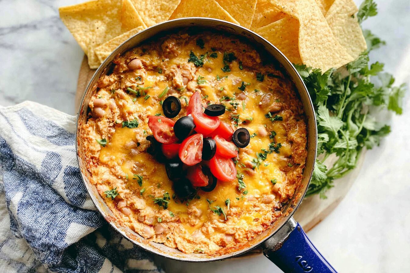 7 Layer Bean Dip Simple Party Recipe 6 Bean Dip