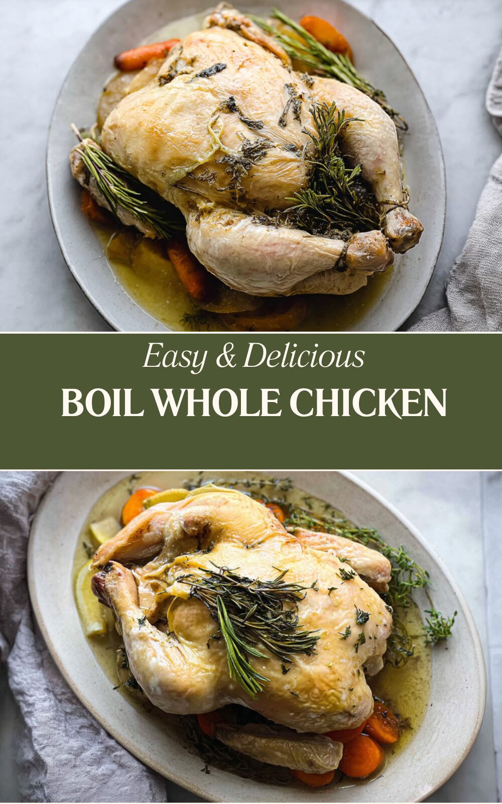 Boil Whole Chicken