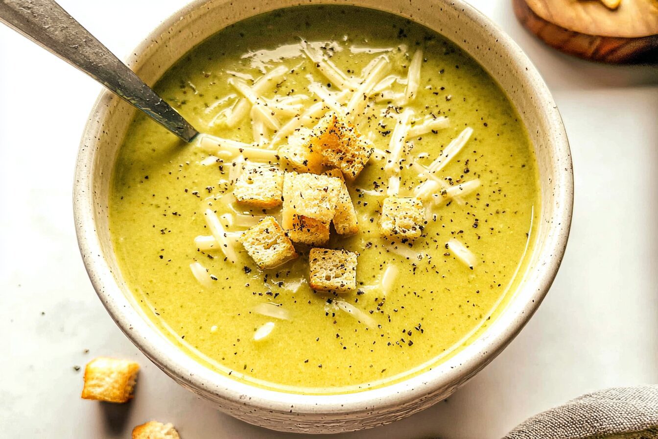 Broccoli Cheese Soup Recipe With Creamy, Rich Flavor And Easy Preparation 6 Broccoli Cheese Soup