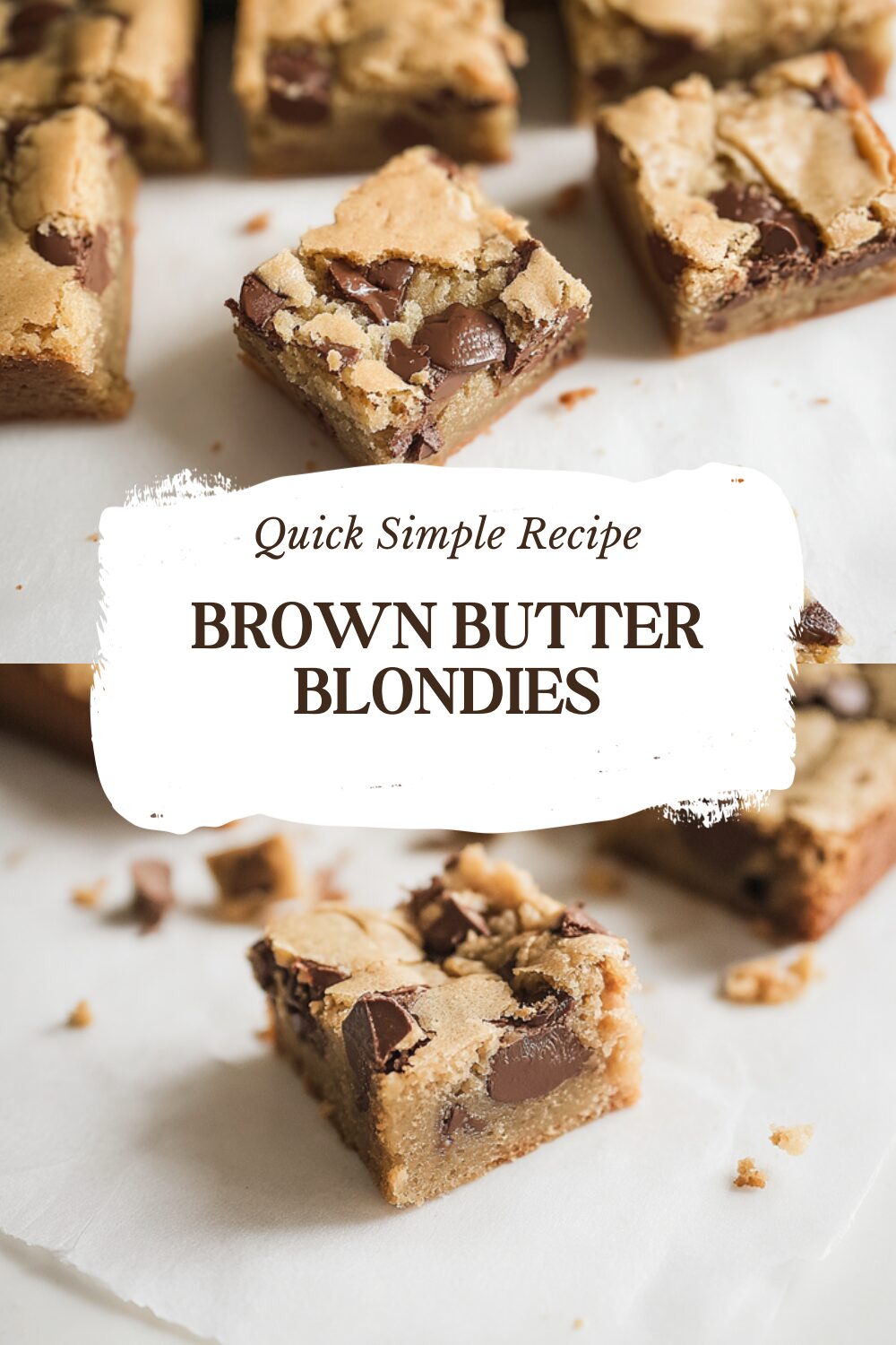 Brown Butter Blondies