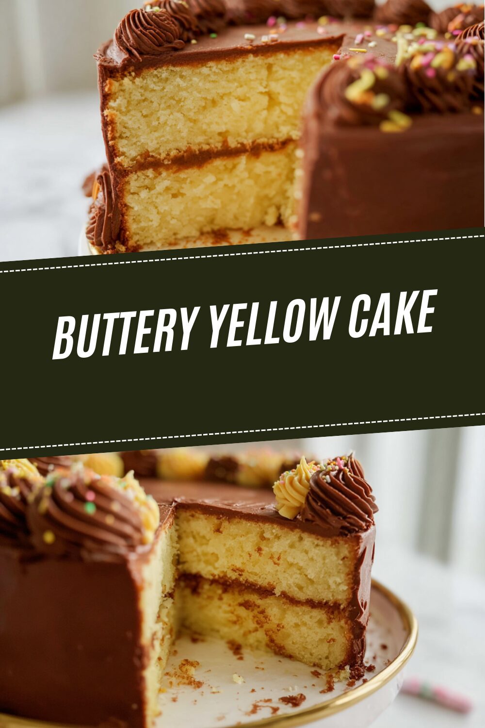 Yellow Cake Recipe Simple Homemade Classic Dessert 7 Buttery Yellow Cake