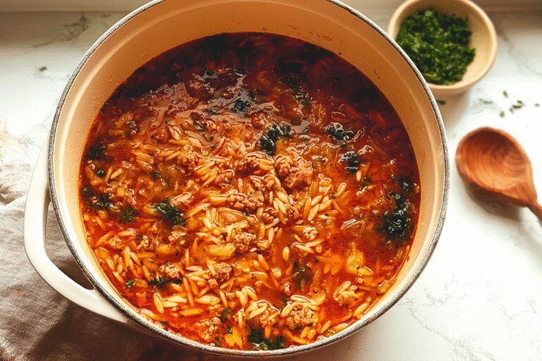 Cabbage Sausage Orzo Soup 38.Png