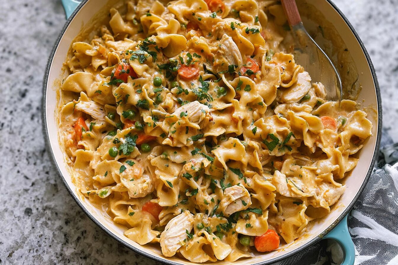 Chicken Pot Pie Pasta