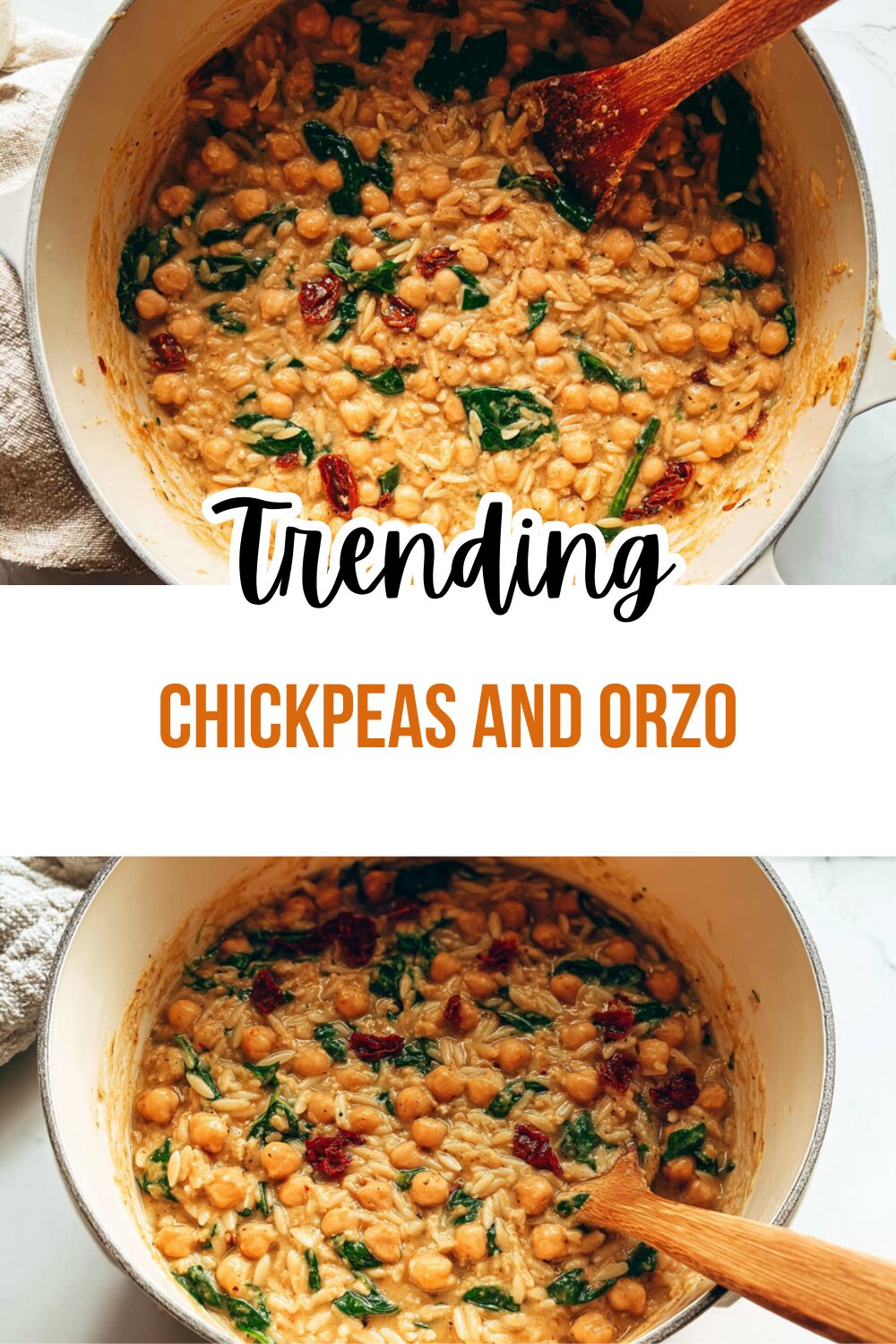 Chickpea Orzo One-Skillet Dinner For A Healthy Weeknight Meal 7 Chickpeas And Orzo
