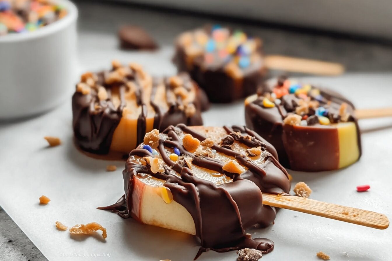 Chocolate Covered Caramel Apple Slices Recipe For Sweet Treats 6 Chocolate Covered Caramel Apple Slices