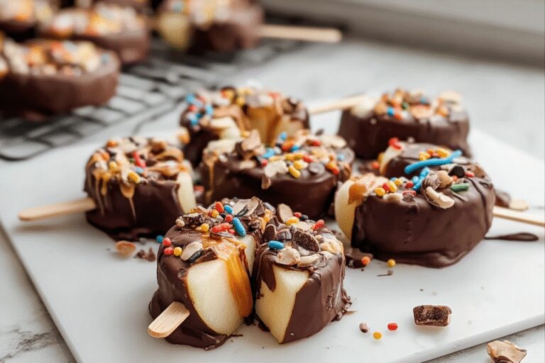 Chocolate Covered Caramel Apple Slices 67.Png