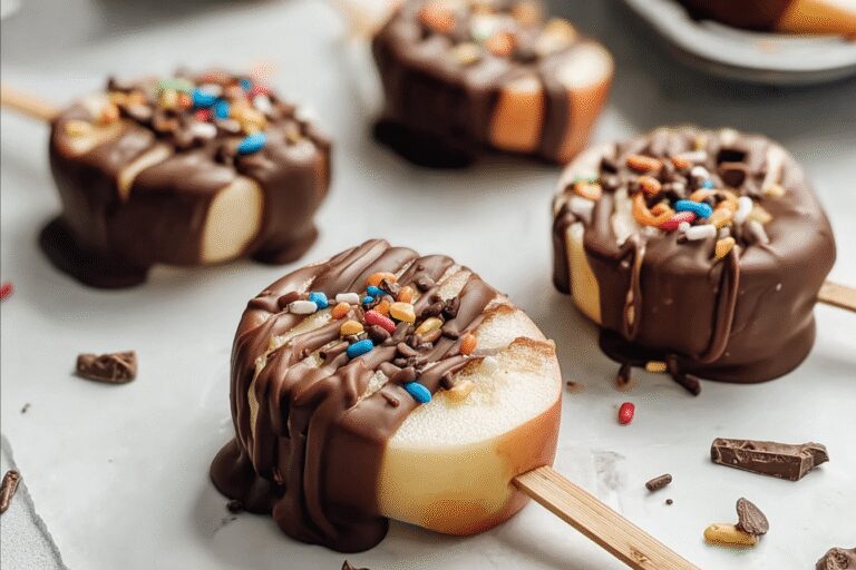 Chocolate Covered Caramel Apple Slices 67.Png