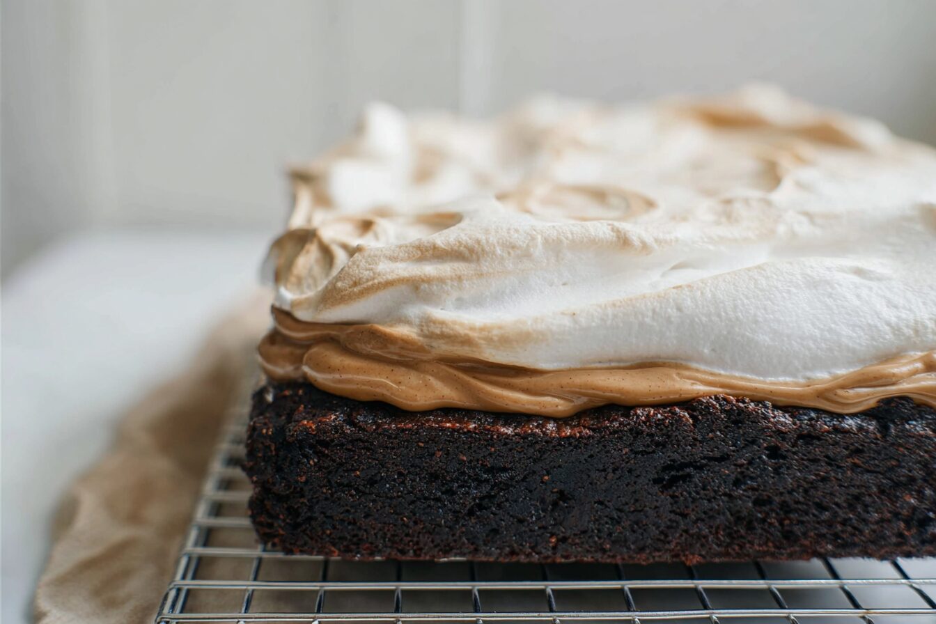 Chocolate Peanut Butter Marshmallow Cake: Easy Snack Recipe 6 Chocolate Peanut Butter Marshmallow Cake