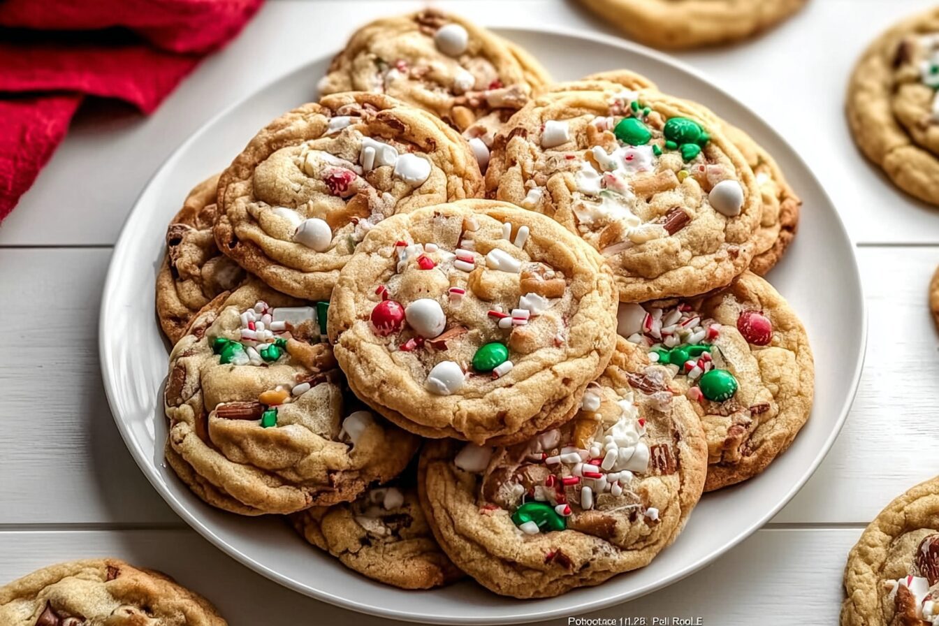 Christmas Kitchen Sink Cookies
