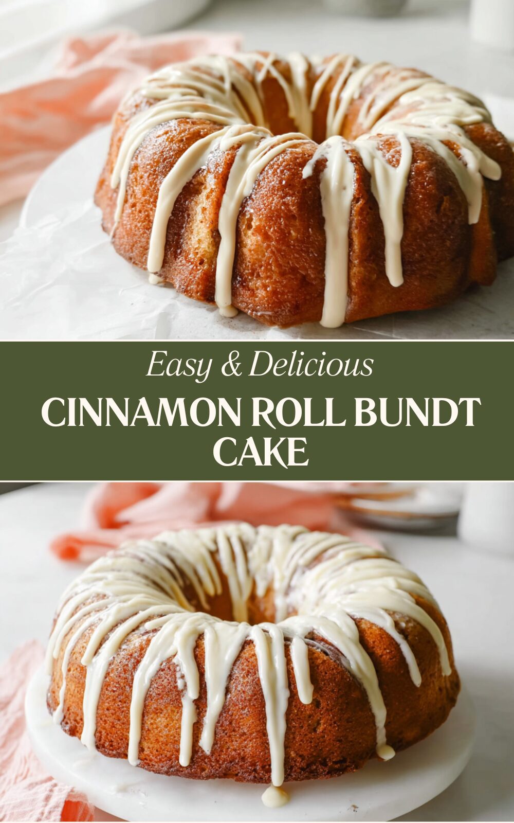 Cinnamon Roll Bundt Cake