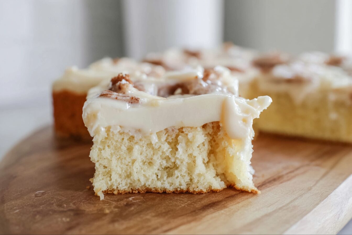 Cinnamon Roll Poke Cake Dessert Recipe 6 Cinnamon Roll Poke Cake