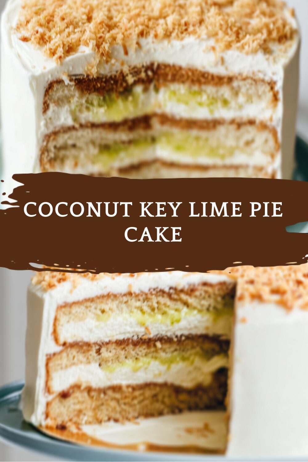 Coconut Key Lime Pie Cake
