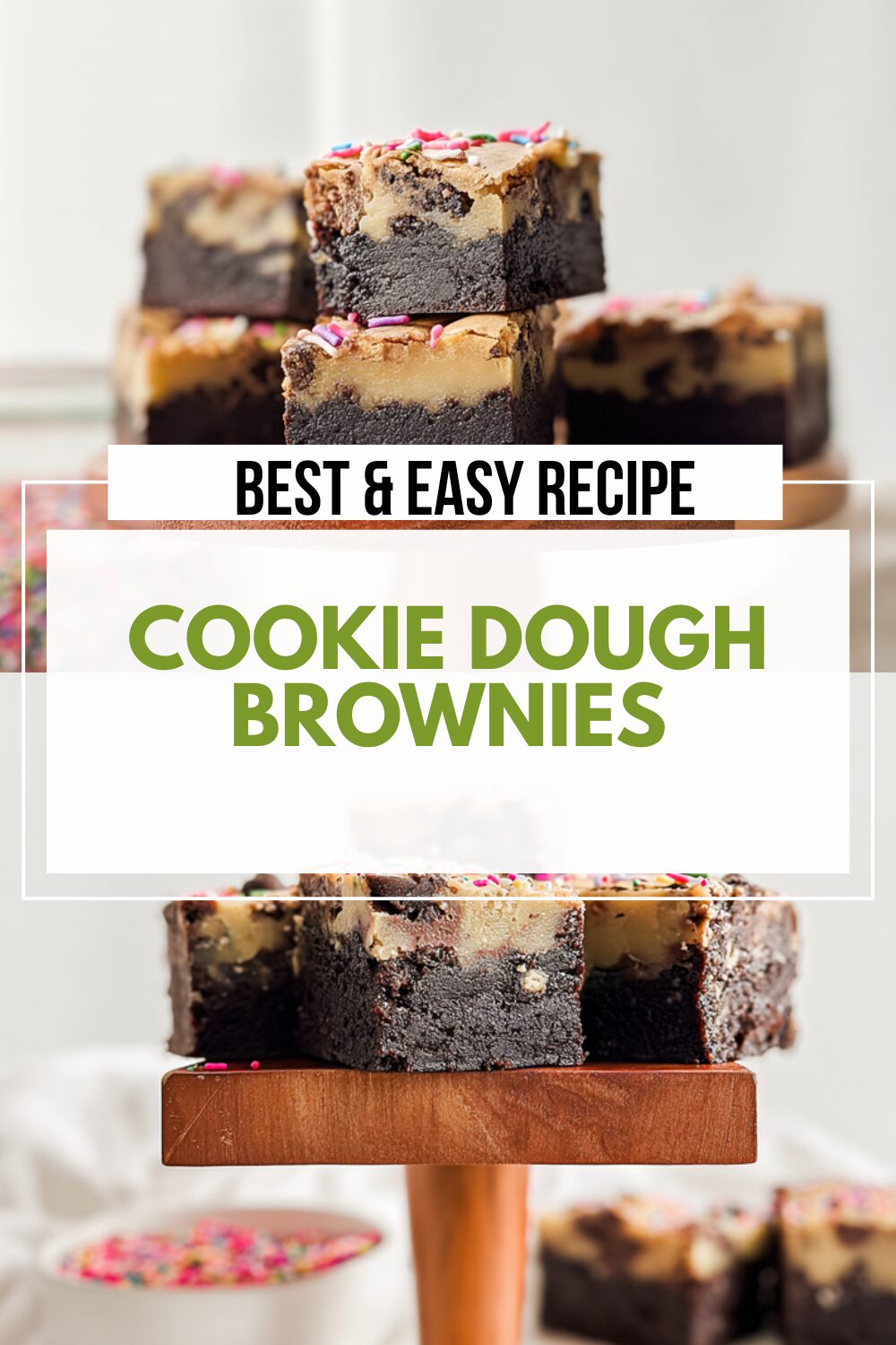 Cookie Dough Brownies