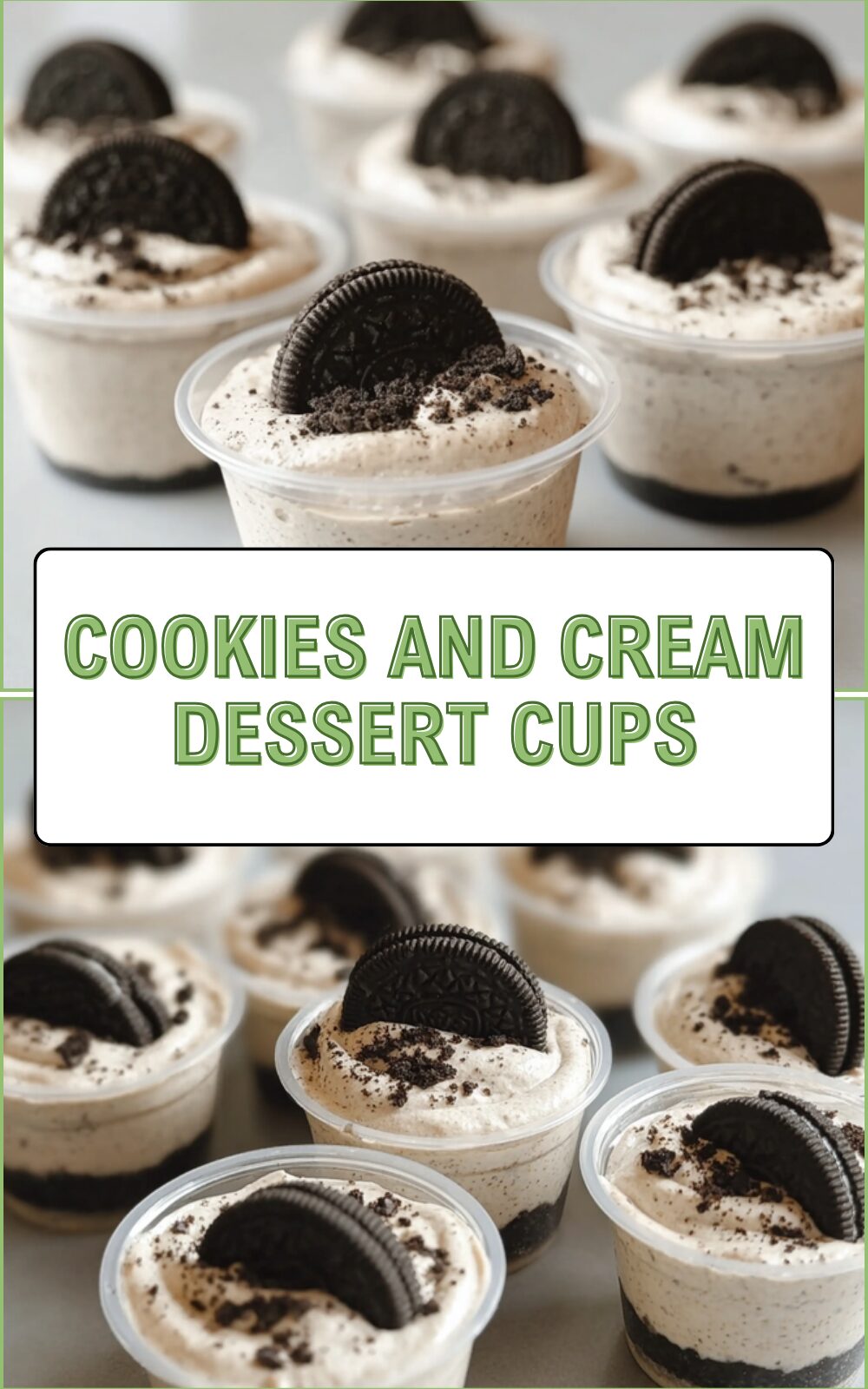 Cookies And Cream Dessert Cups