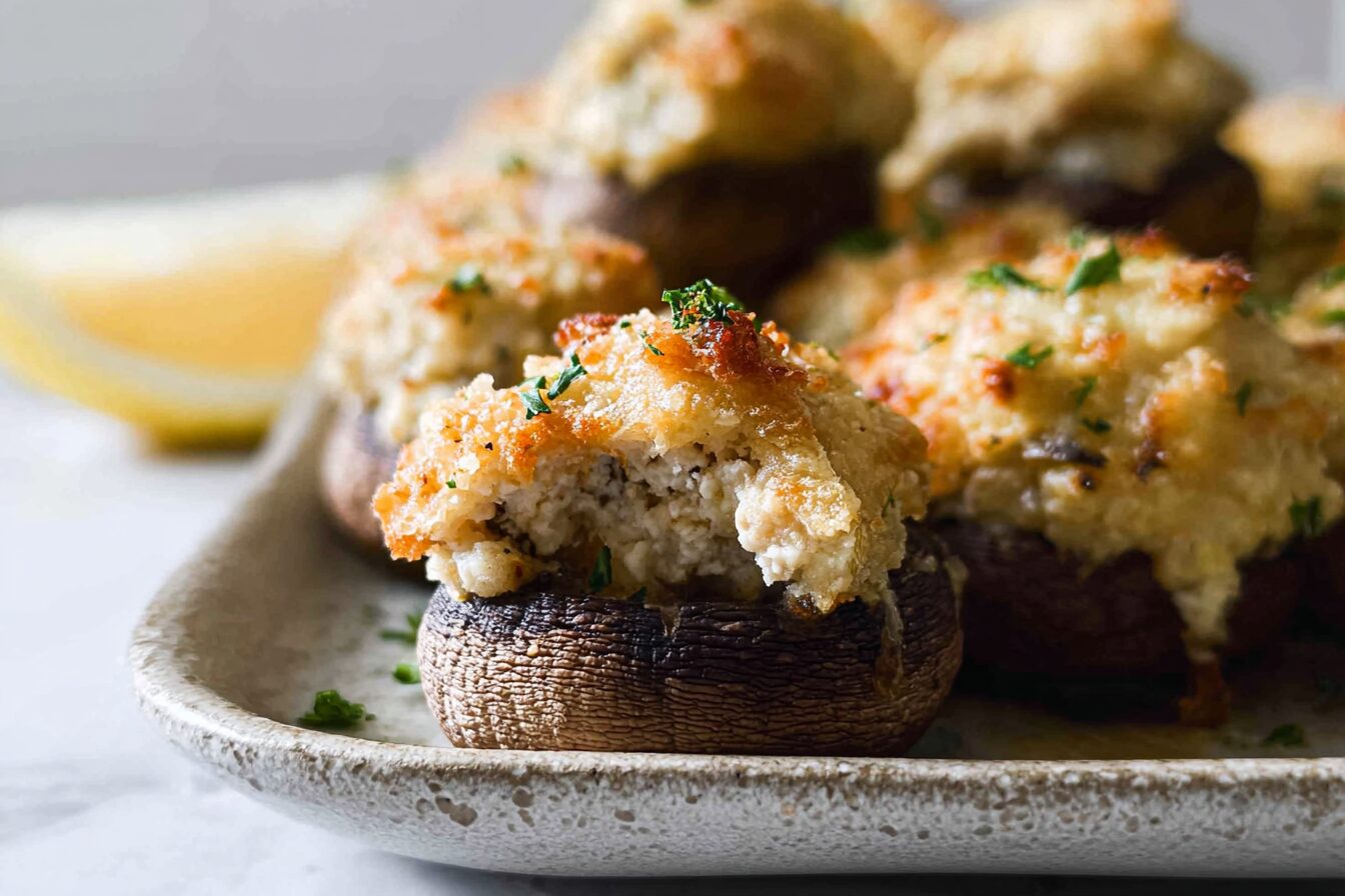 Crab Stuffed Mushrooms
