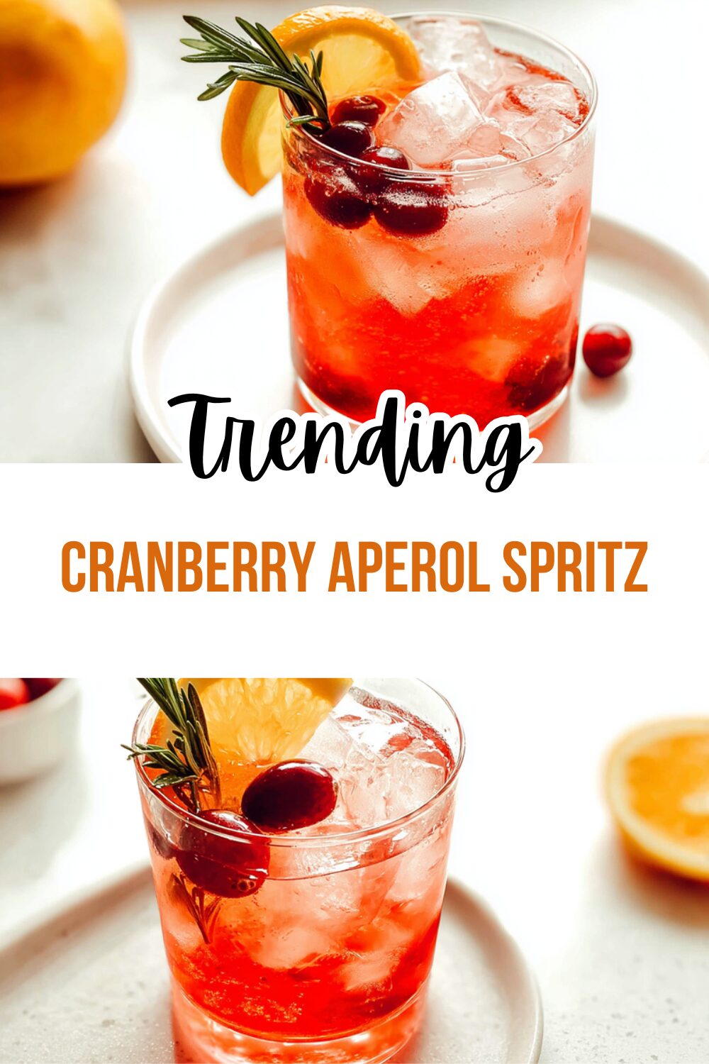 Cranberry Aperol Spritz