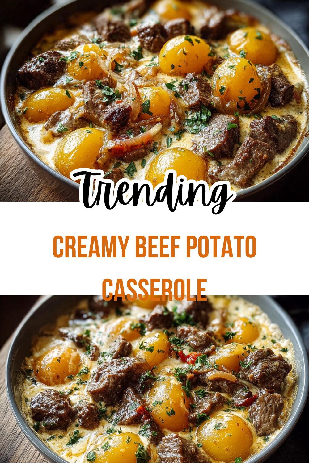 Creamy Beef Potato Casserole