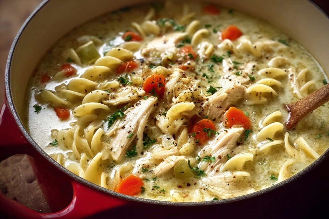 Creamy Chicken Noodle Soup