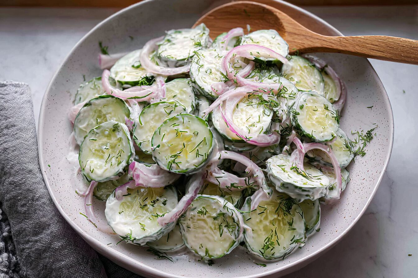Creamy Cucumber Salad: Cool Summer Delight 6 Creamy Cucumber Salad