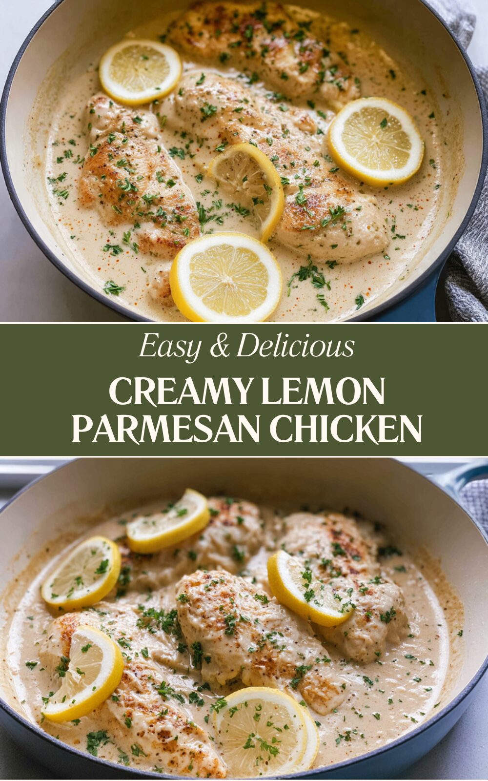Creamy Lemon Parmesan Chicken