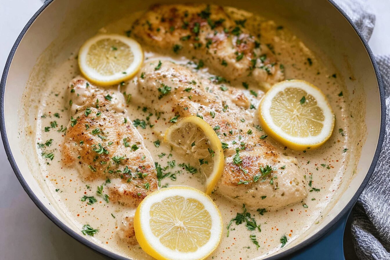 Creamy Lemon Parmesan Chicken