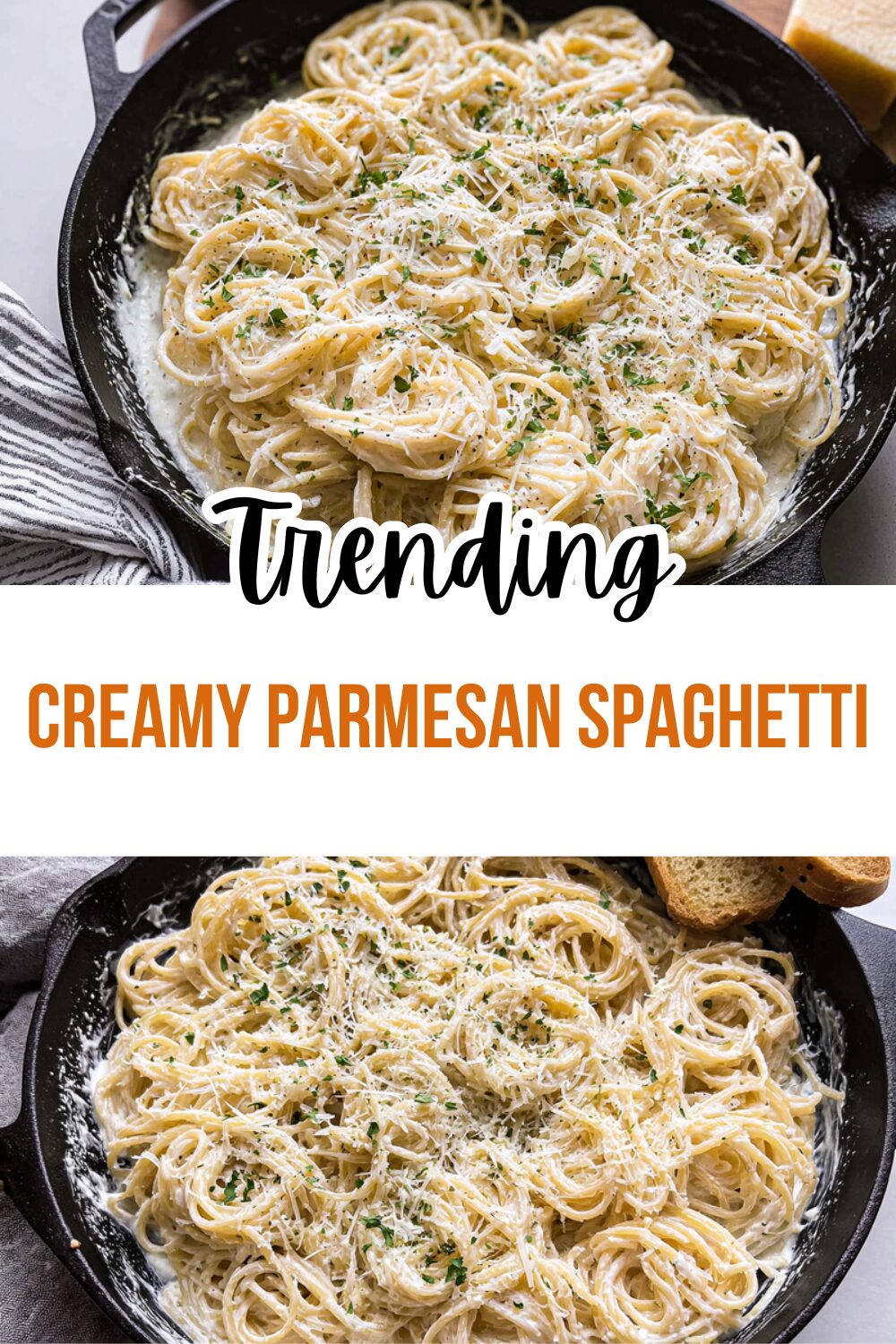 Creamy Parmesan Spaghetti