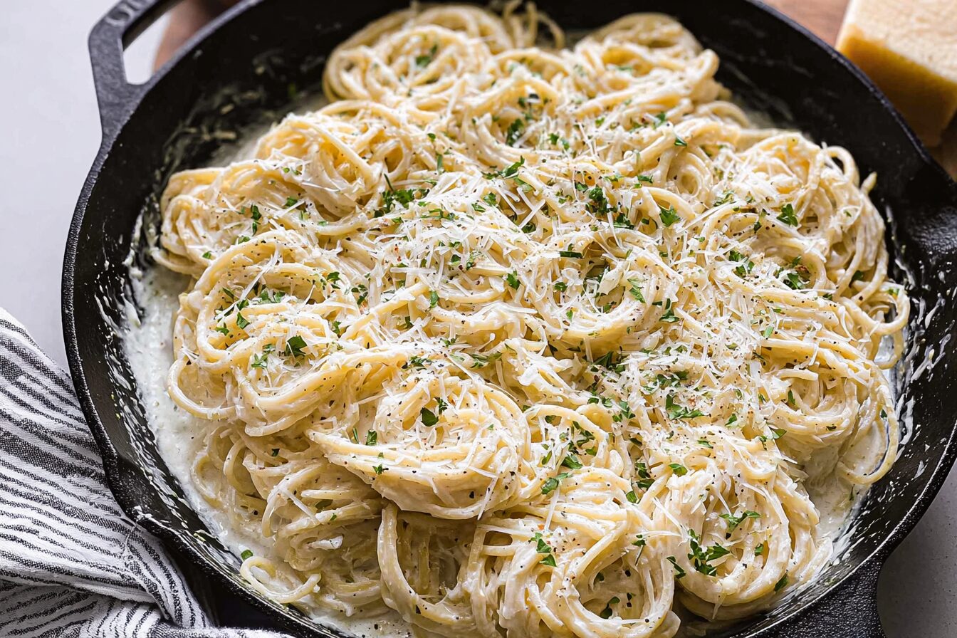 Creamy Parmesan Spaghetti