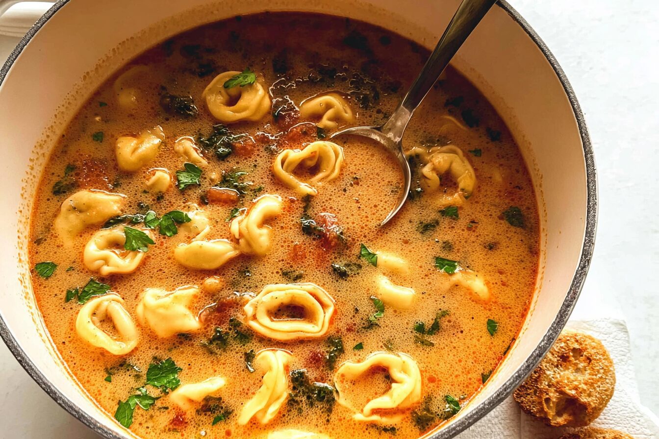 Creamy Tortellini Soup