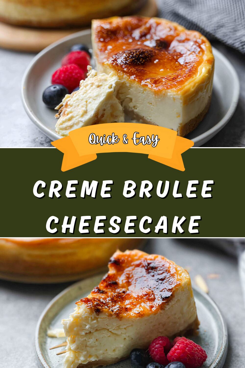 Creme Brulee Cheesecake