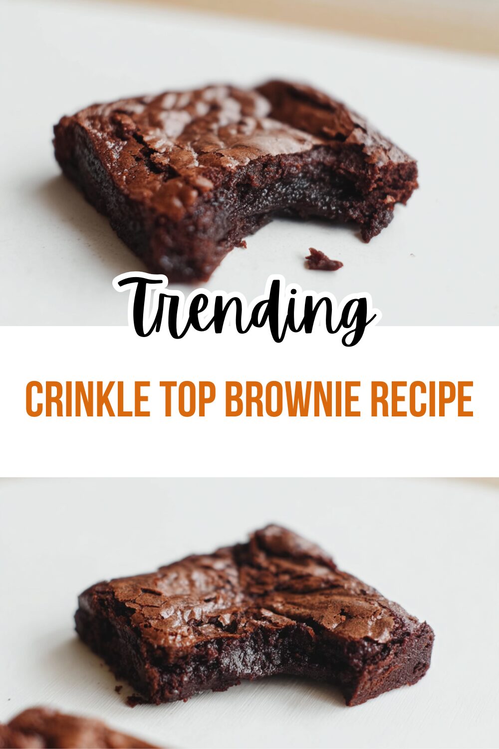 Crinkle Top Brownie Recipe