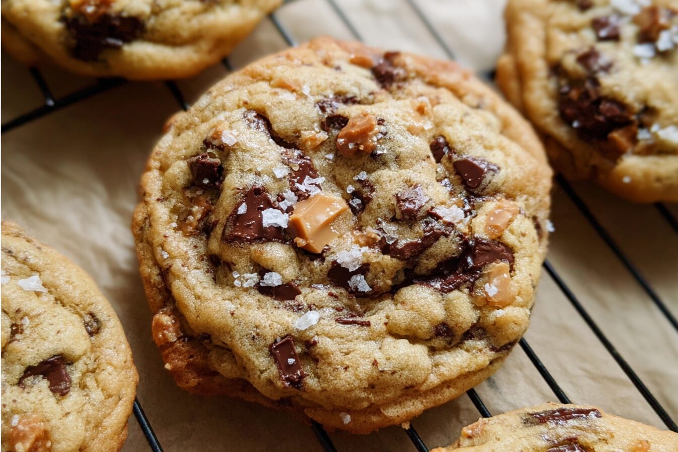 Espresso Toffee Crunch Chocolate Chip Cookies 6 Espresso Toffee Chunk Cookies