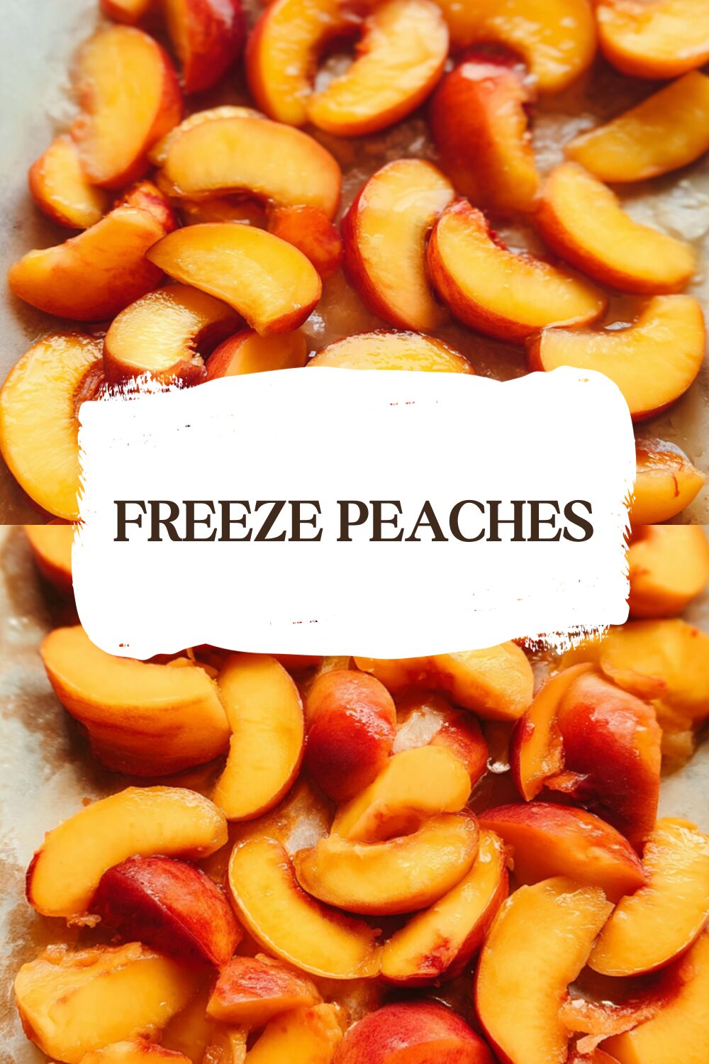 Freeze Peaches